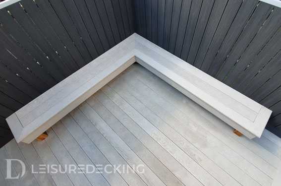 Corner Deck Lounge Built by Leisure Decking Melbourne