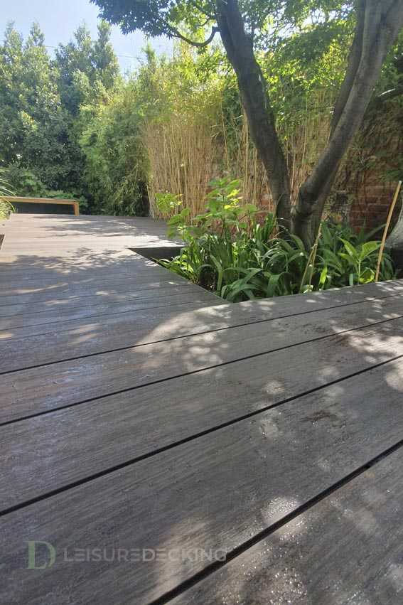 Redwood Poliwood Composite Decking