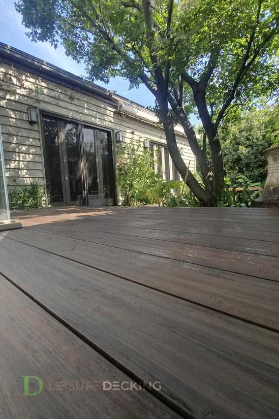 Redwood Poliwood Composite Decking