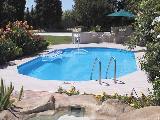 Unique Pool Decking