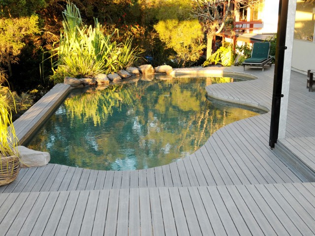 Unique decking around your pool space