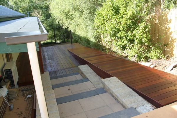 Custom designed timber ramp to make sure the client had safe, easy access without compromising aesthetics. Accessible Deck Ramp for Wheelchair