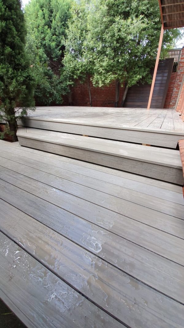 Composite Deck with Stairs Composite Deck with Stairs