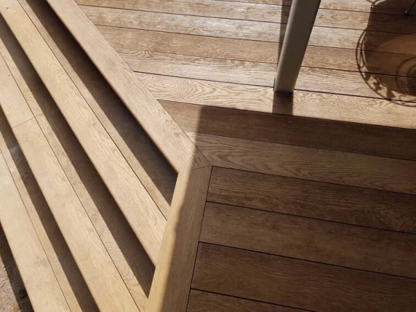 Decking steps detail Decking steps detail